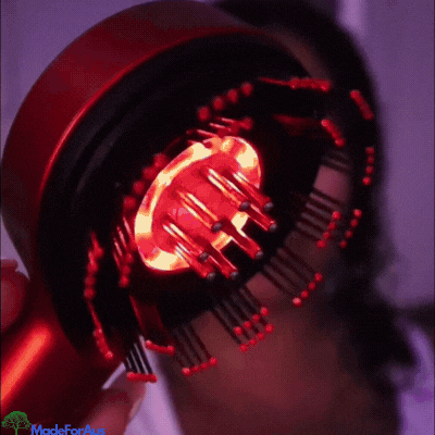 Red Light Therapy Hairbrush