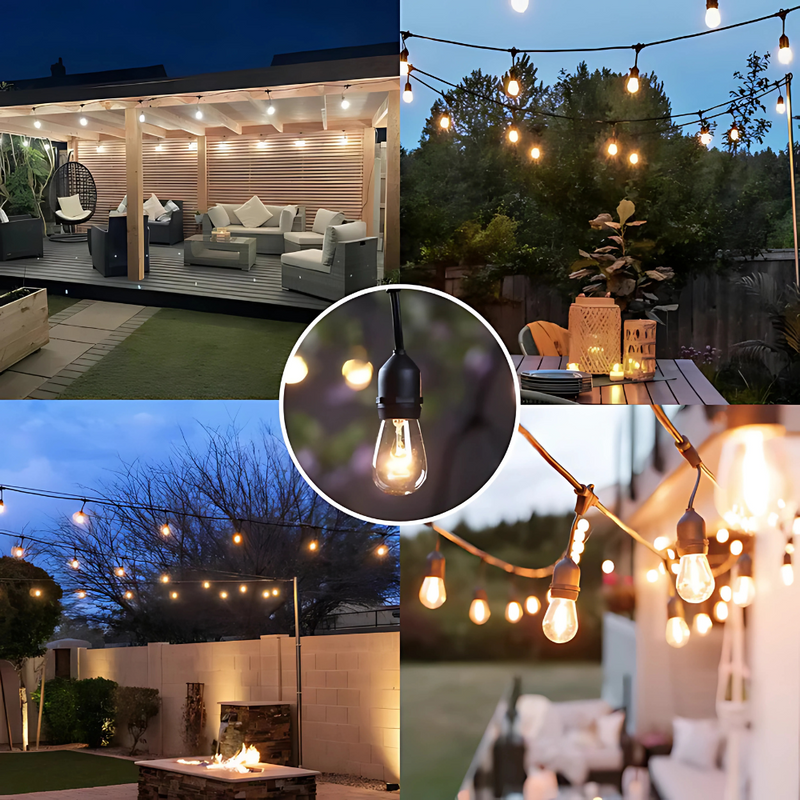 Outdoor Solar Festoon Lights