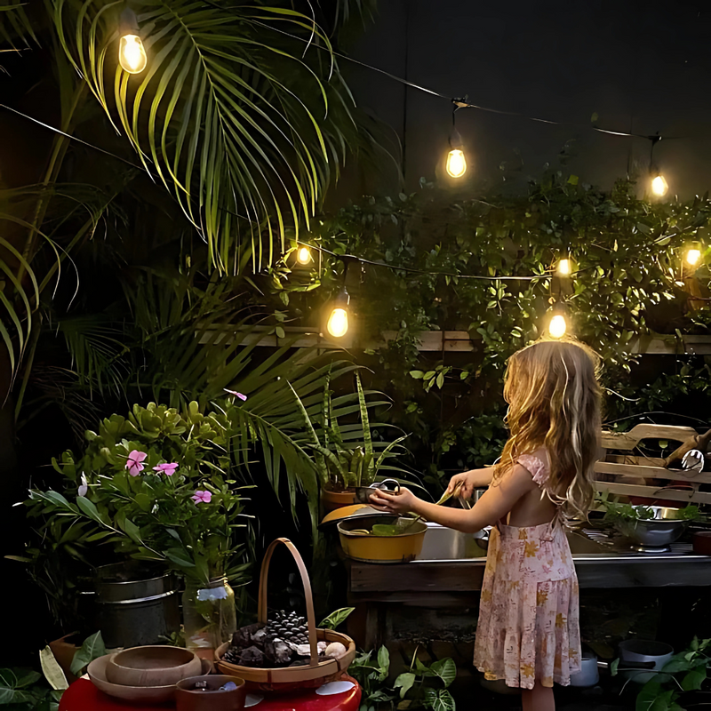Outdoor Solar Festoon Lights